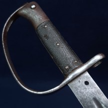 British 1879 Pattern Martini Henry Artillery Carbine Bayonet with Sawback Removed 195